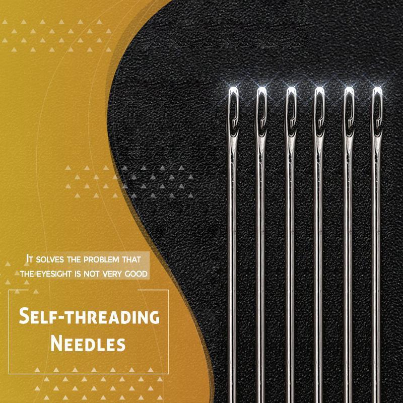 Self-threading Needles