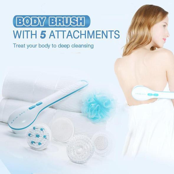 Body Brush with 5 Attachments