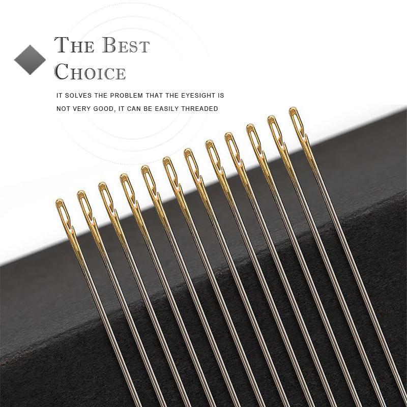 Self-threading Needles