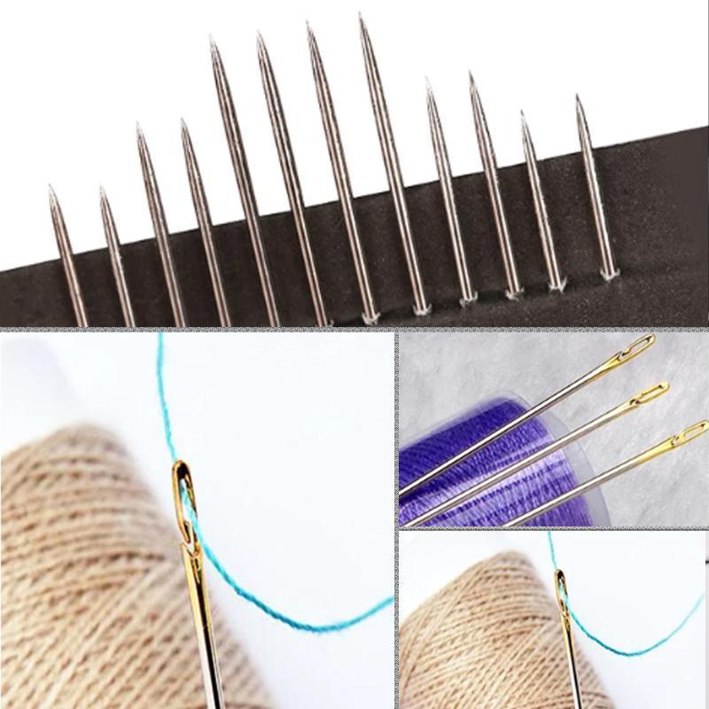 Self-threading Needles