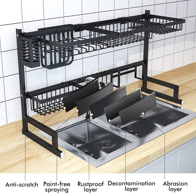 GERMAN CRAFT STAINLESS STEEL PAINT KITCHEN DRAINAGE RACK