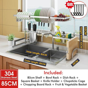 GERMAN CRAFT STAINLESS STEEL PAINT KITCHEN DRAINAGE RACK