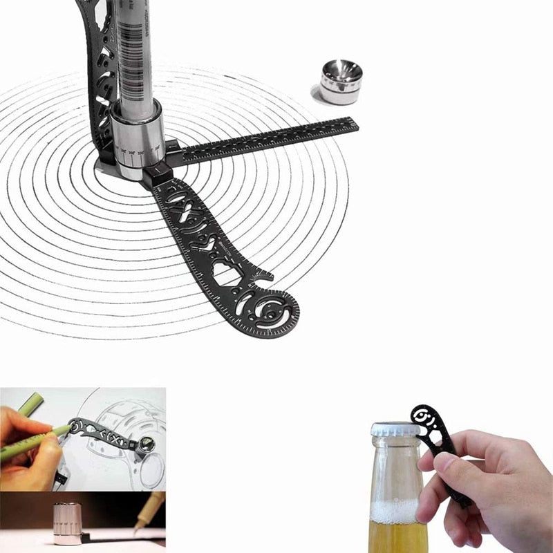 Design Tool Multi-function Drawing Ruler