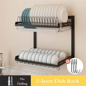 Multi-Tier Stainless Steel Storage Rack